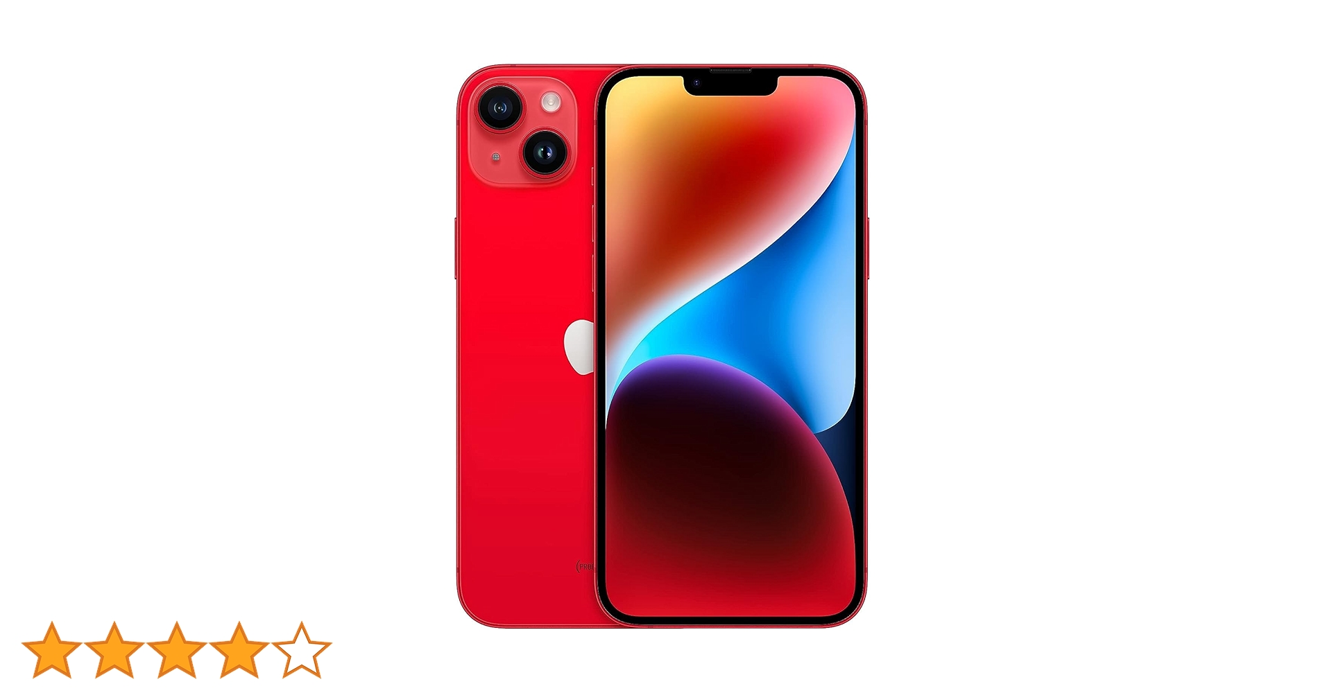 Apple iPhone 14, 256GB, (Product) Red - Unlocked (Renewed